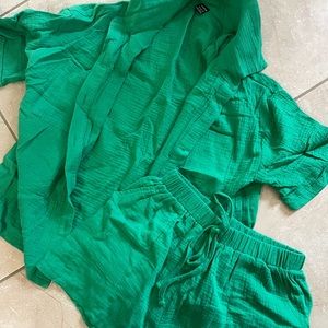 Green two piece set